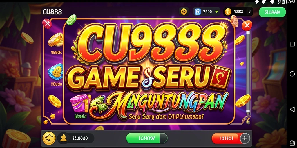 Tampilan gameplay menarik dari slot CU888 dengan grafis yang memukau.