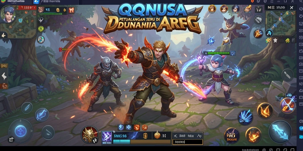 Tampilan gameplay seru dan mengasyikkan dari QQNUSA.