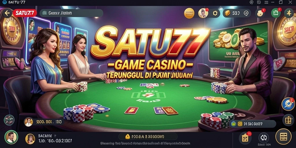 Tangkapan layar gameplay <strong>SATU77</strong> menunjukkan pengalaman Live Casino yang mendebarkan.